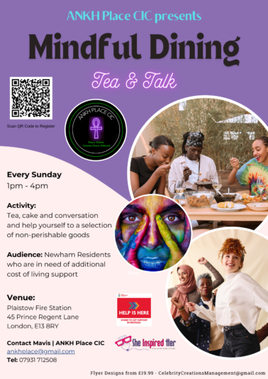 New Mindful Dining Tea & Talk sessions 2024