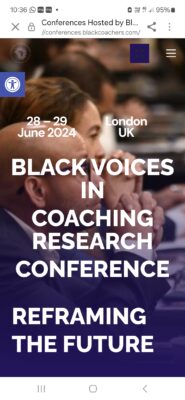 Black Voices in Coaching Research Conference