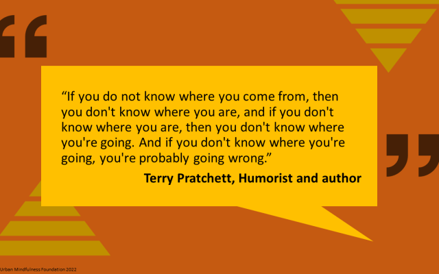 If you don't know where you are coming from quote - Terry Pratchett - MBIT-UMF